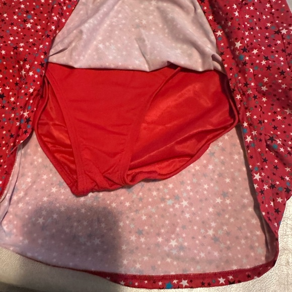 Lands' End Red Floral Women's Swim Dress - Picture 4 of 8